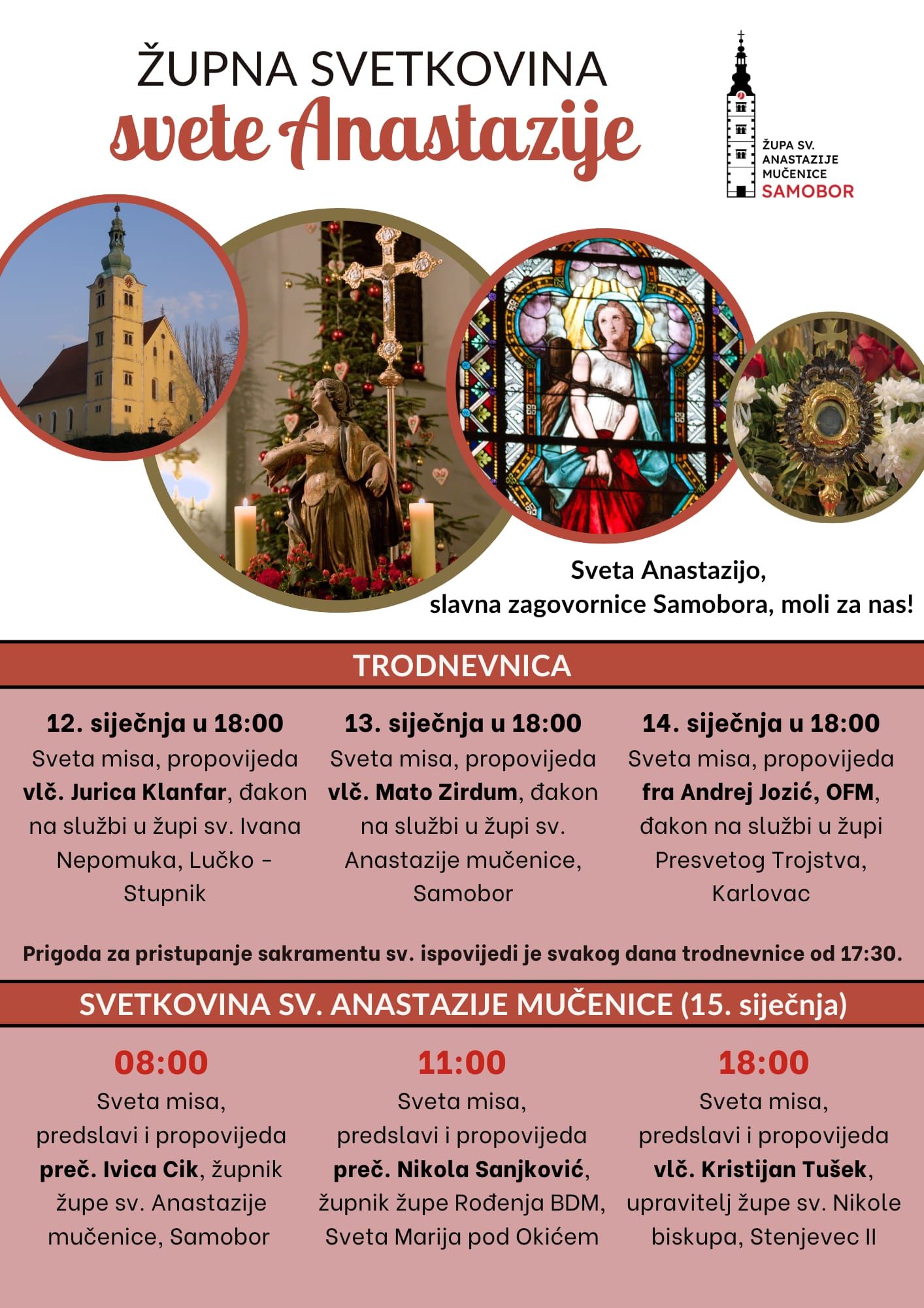 [TRODNEVNICA I BLAGDAN SV. ANASTAZIJE 2026.]